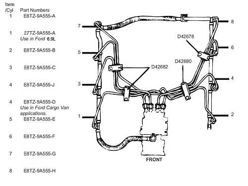 INJECTION LINE #1 7.3 IDI | Oregon Fuel Injection 7 3 idi wiring diagram 